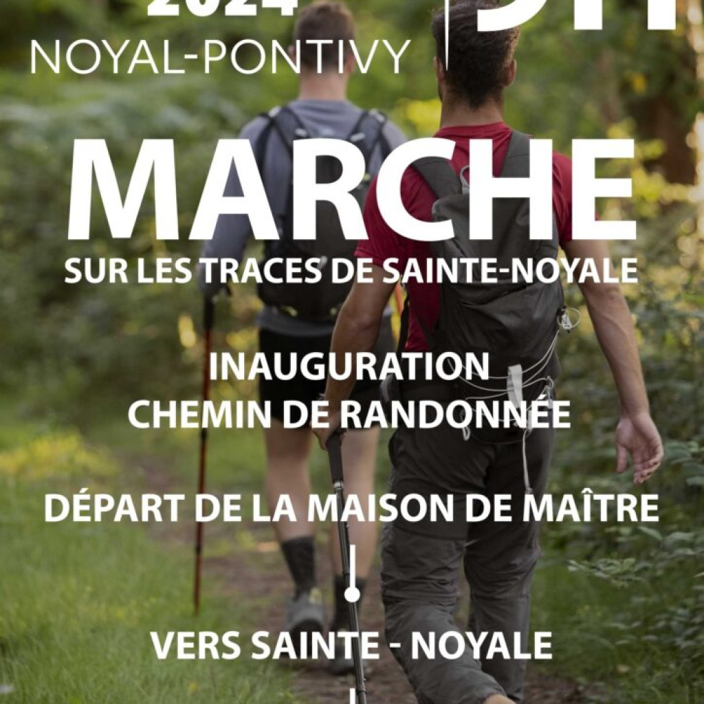 Marche sur les traces de Sainte-Noyale : Inauguration du chemin de ...