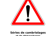 Cambriolages & démarchages sur la commune, restons vigilants.