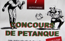 Concours de pétanque