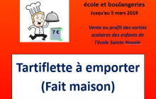 Tartiflette à emporter RÉSERVATION avant le 5 MARS