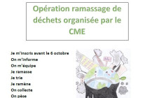 Ramassage des déchets action du CME