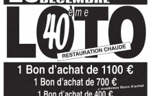 Loto de Noël du club des supporters des Moutons Blancs