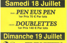 Pardon de Saint-Arnould : Concours régional de boules